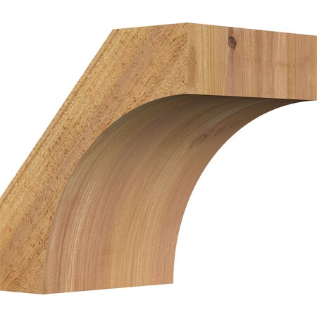 Ekena Millwork 6"W x 8"D x 8"H Westlake Rough Sawn Knee Brace, Western Red Cedar BRC06X08X08WTL00RWR